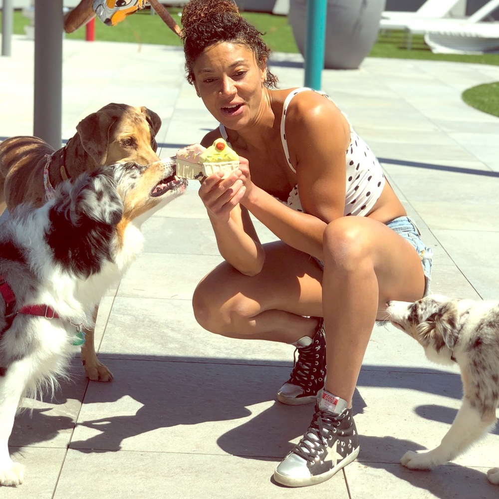 EUC Golden goose French Star print Hi tops size 39